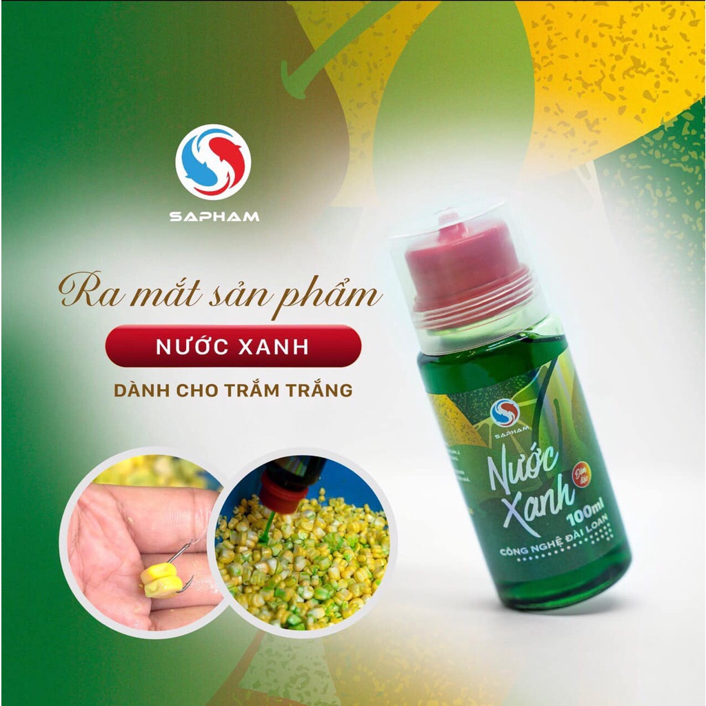 Nước xanh sapham ngâm ngô câu trắm trắng