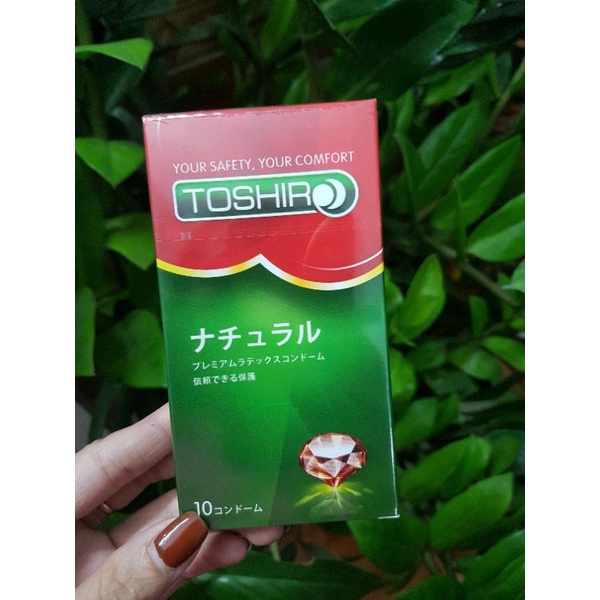 Bao cao su Toshiro Trơn - mỏng nhẹ - hàng xuất nhật