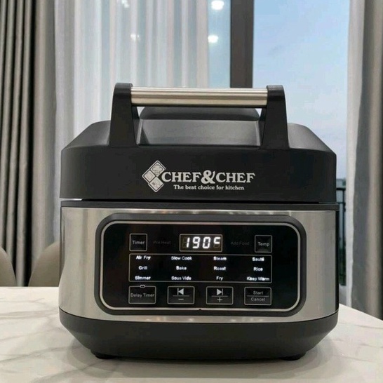 BẾP NƯỚNG CHEF&amp;CHEF MFC-AF-6B SỬ DỤNG 12 CHỨC NĂNG