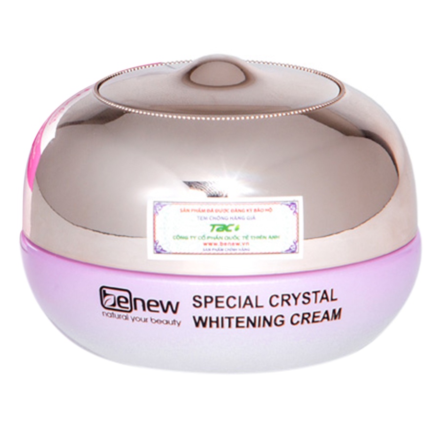 Kem ngừa nám da, loại bỏ tàn nhang, dưỡng trắng da mặt ốc sên BENEW Special Crystal Whitening Cream Hàn quốc 50ml/Hộp