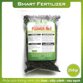 Phân Dơi Hữu Cơ VIETGRO BAT GUANO (Túi 250g) - Phân hữu cơ thông minh chuyên cho hoa - SMART FERTILIZER Flower No.1