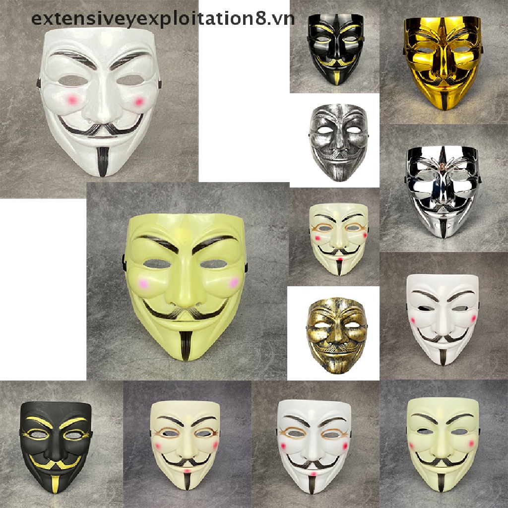 Mặt Nạ Vendetta Hacker Làm Quà Giáng Sinh Cho Người Lớn Và Trẻ Em