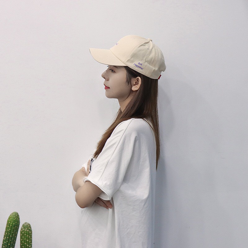 Mũ lưỡi trai nam nữ , nón kết nam nữ thêu chữ Groud vải cotton phong cách Hàn Quốc