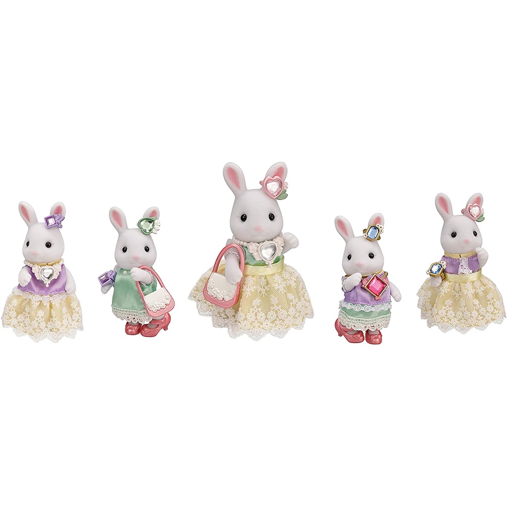 Đồ Chơi Sylvanian Families Thời Trang Thành Thị Của Quý Cô Thỏ Sữa Milk Rabbit Town Fashion Outfit Set