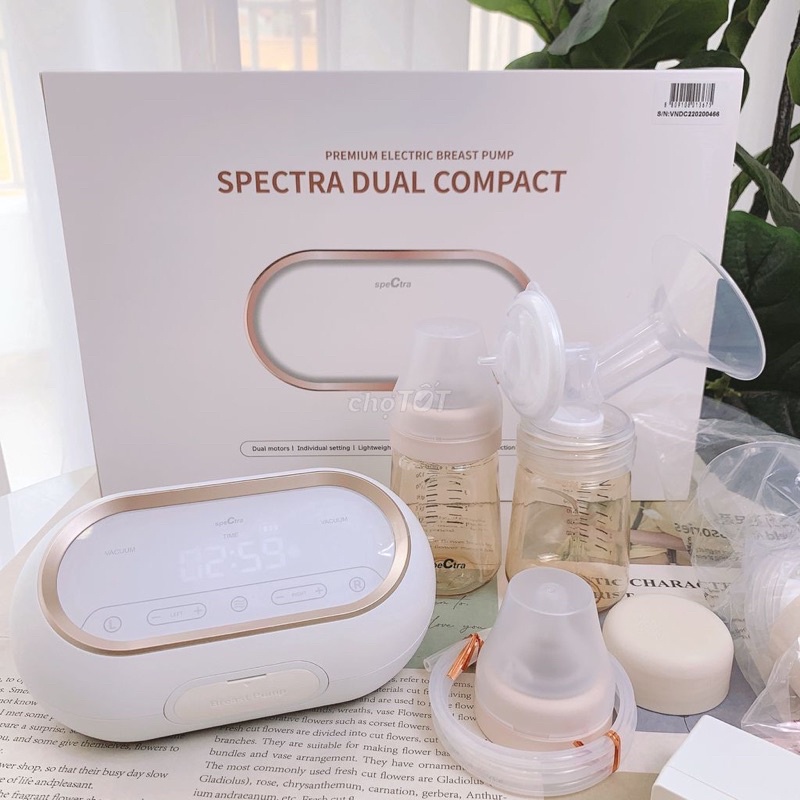 Máy Hút Sữa độc lập 2 bên SPECTRA DUAL COMPACT - Hàn Quốc ( bảo hành 1 năm)