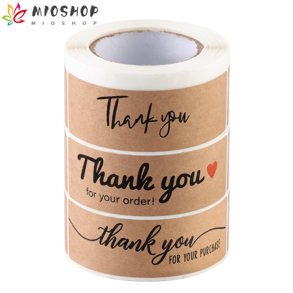 Cuộn 120 Nhãn Dán Chữ Thank You 3x1 Inch