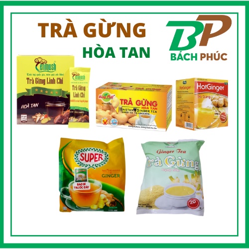 Trà Gừng Hòa Tan - Kho Pha Chế Đà Nẵng