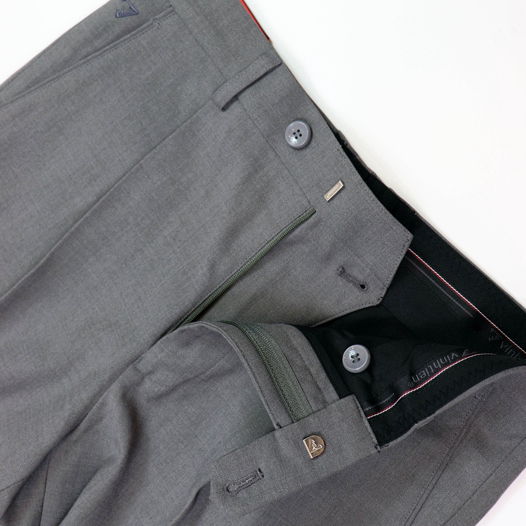 Quần Tây Nam Công Sở 1 Ly Classic Vĩnh Tiến Vải Mỏng Co Giãn 445 - Màu Trơn C122