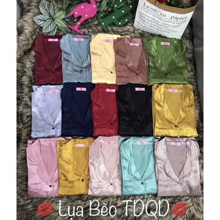 (BigSize Lụa) Đồ Bộ BigSize Pijama Lụa Bèo TDQD