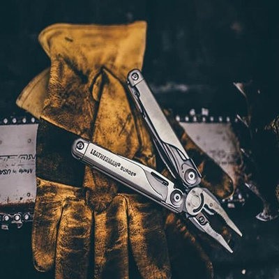 Leatherman lezeman SURGE sóng thần ngoài trời Cắm Trại Di động đa chức năng kết hợp tuốc nơ vít Công Cụ Kìm