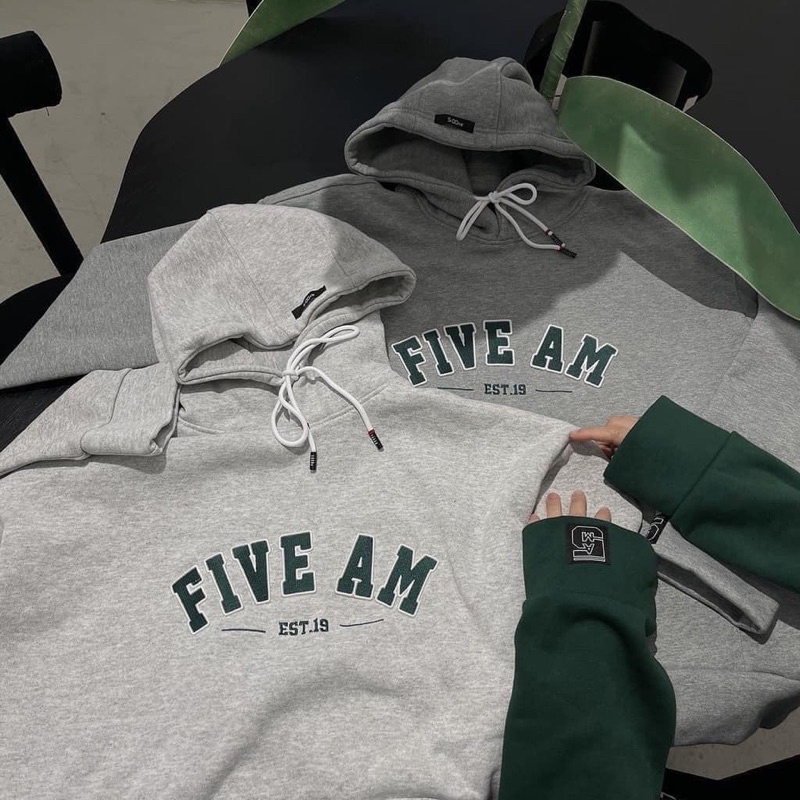 Áo hoodie FIVE nỉ mũ 2 lớp TTA487