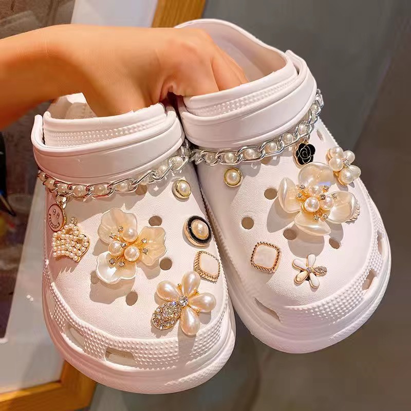 sticker dép jibbitz đá sticker dép crocs jibitz đá đính giày 2023 Phụ Kiện Trang Trí Giày Dép crocs jibbitz diy