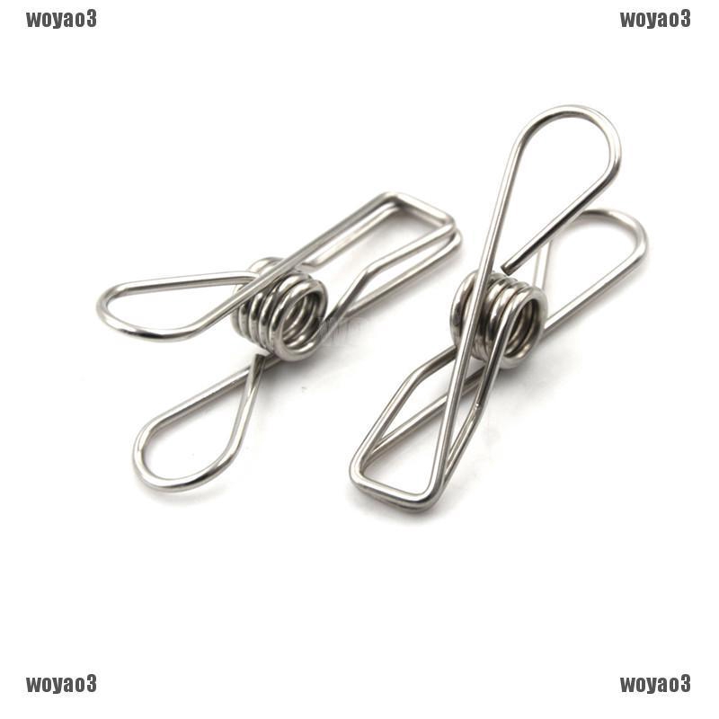 Set 10 Chiếc Quần Áo Bằng Thép Không Gỉ