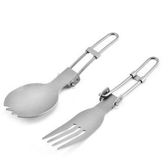Bộ muỗng nĩa titan gấp gọn