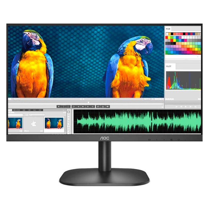 Màn hình máy tính AOC 24B2XHM/74  24 inch LED IPS  - 16.7 Triệu Màu , 75Hz ( HDMI ),60Hz ( VGA ) [Bảo Hành 2 Năm] | BigBuy360 - bigbuy360.vn