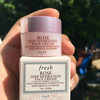Kem dưỡng FRESH Rose Deep Hydration Face Cream 7ml