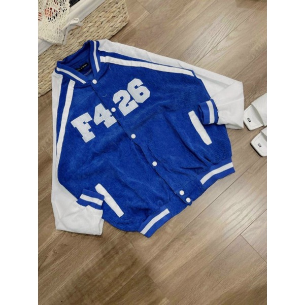 Khoác Bomber unisex F4-26 nam nữ - ảnh thật