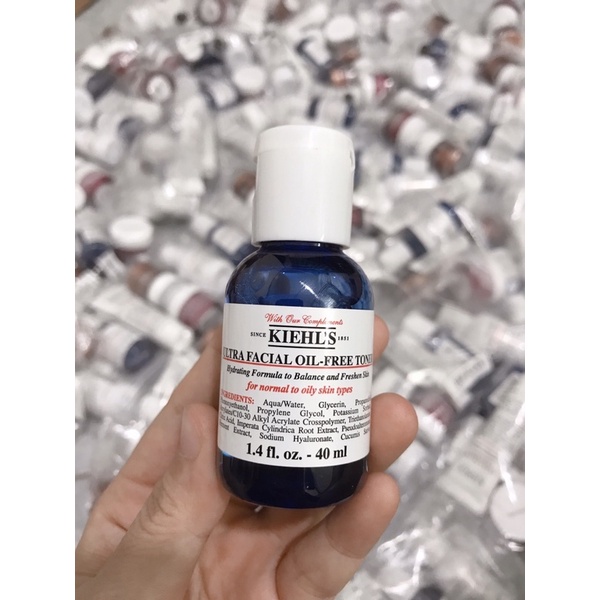 SET COMBO KIEHL'S Sữa rửa mặt Toner Kem dưỡng MINI
