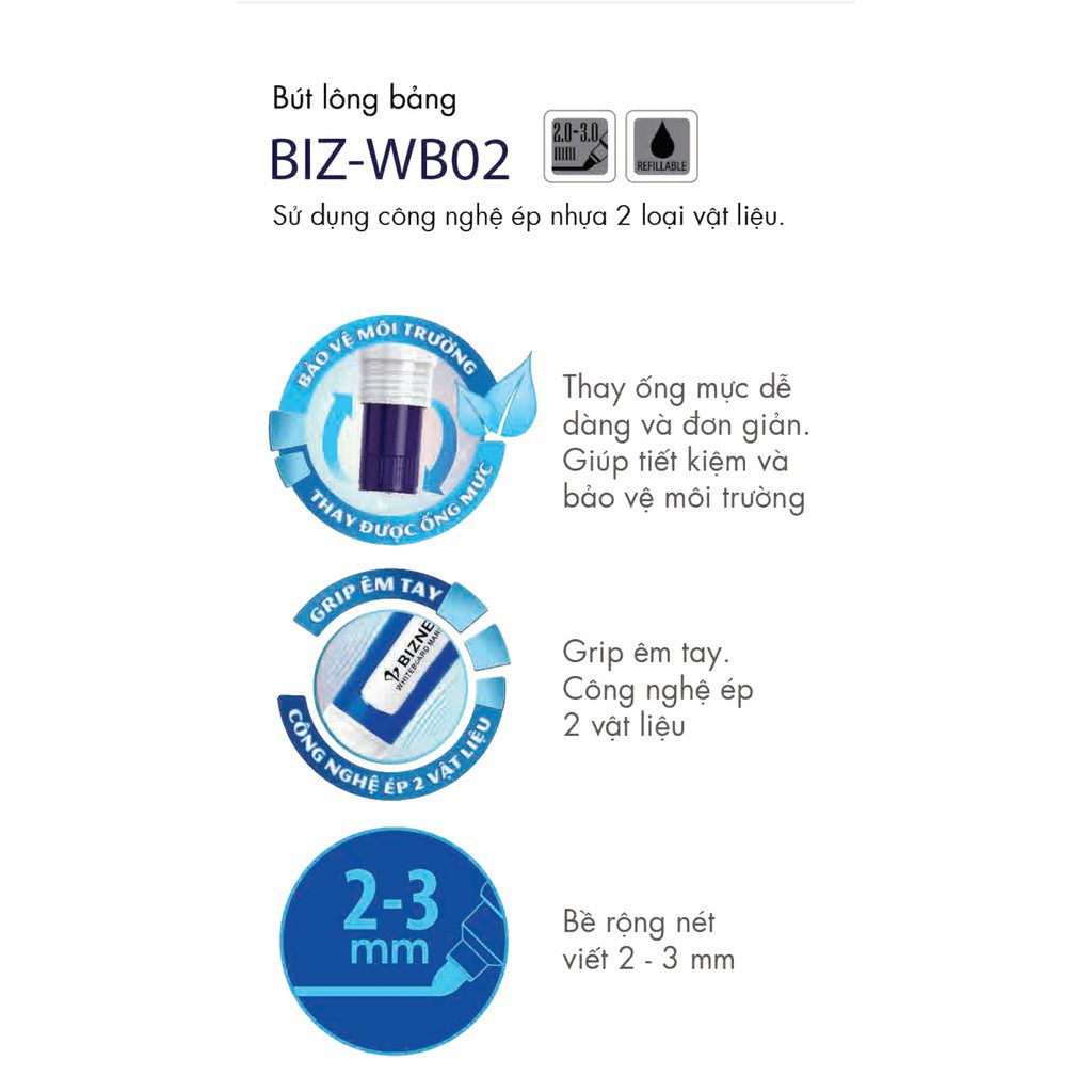 BÚT LÔNG BẢNG CAO CẤP BIZ-WB02