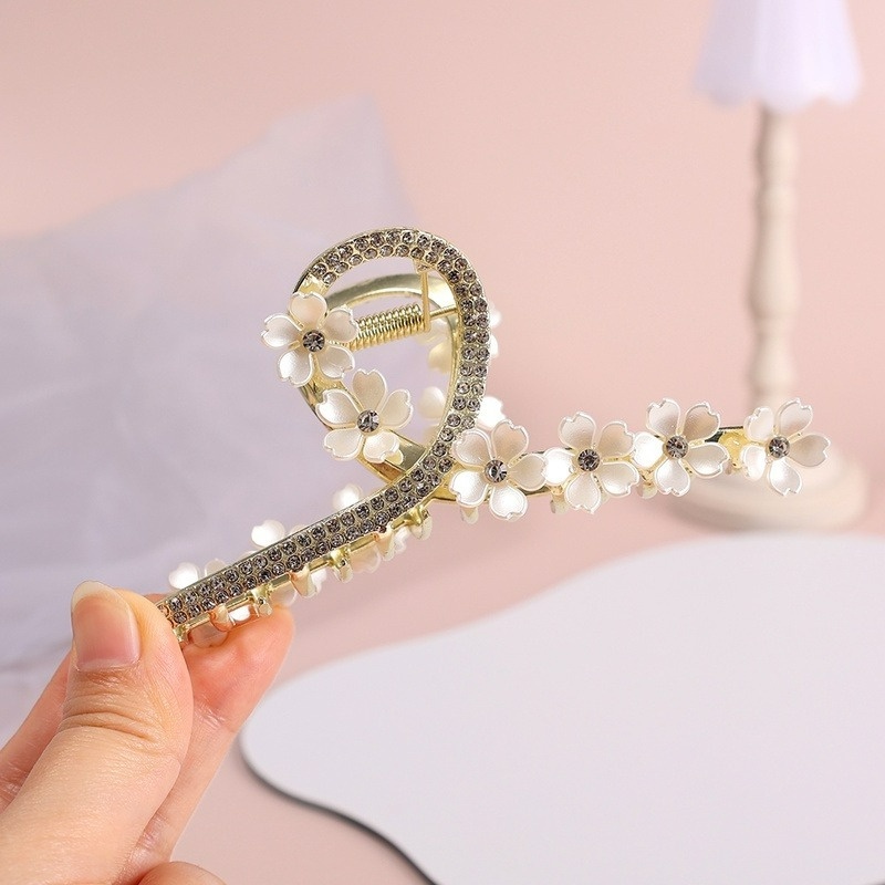 Kẹp Tóc Hình Cá Mập Đính Đá Thời Trang Hàn Quốc