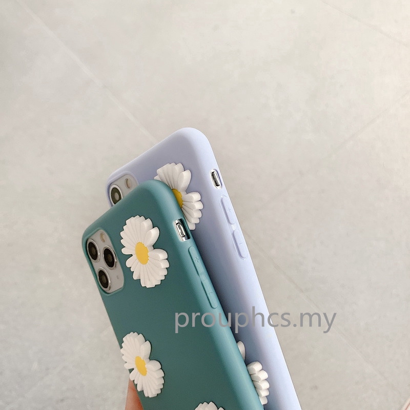 Ốp Lưng Tpu Mềm In Hình Hoa Cúc 3d Cho Oppo A1K A71 A71K A77 Realme 5 6 Pro 5i 5s Narzo 20 Pro | BigBuy360 - bigbuy360.vn