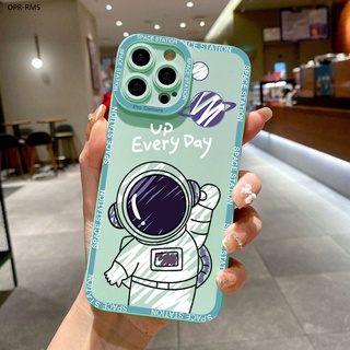 Realme 5 5s 5i 3 2 c1 c2 c3 pro cho ốp lưng điện thoại in hình tpu space astronaut