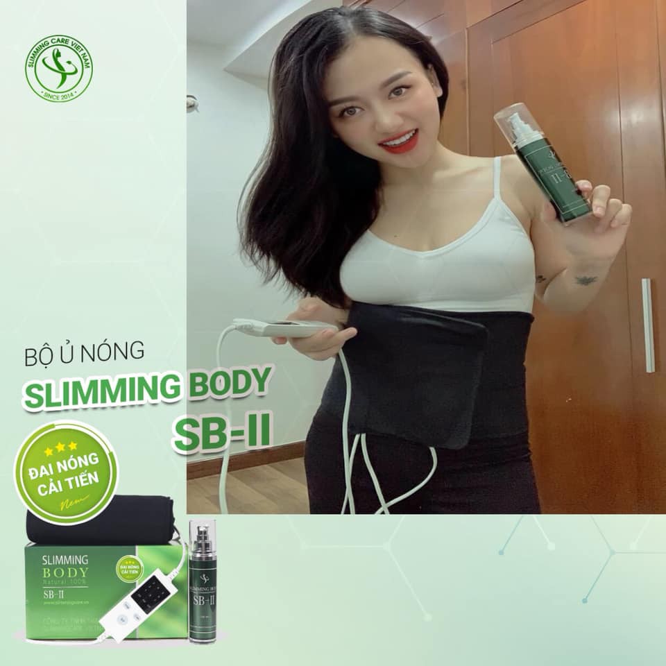 Bộ Ủ Nóng Tan Mỡ Slimming Body 2, Bộ Đai Ủ Quấn Nóng Chính Hãng Giúp Đào Thải Mỡ Thừa, Định Hình Eo Thon Gọn