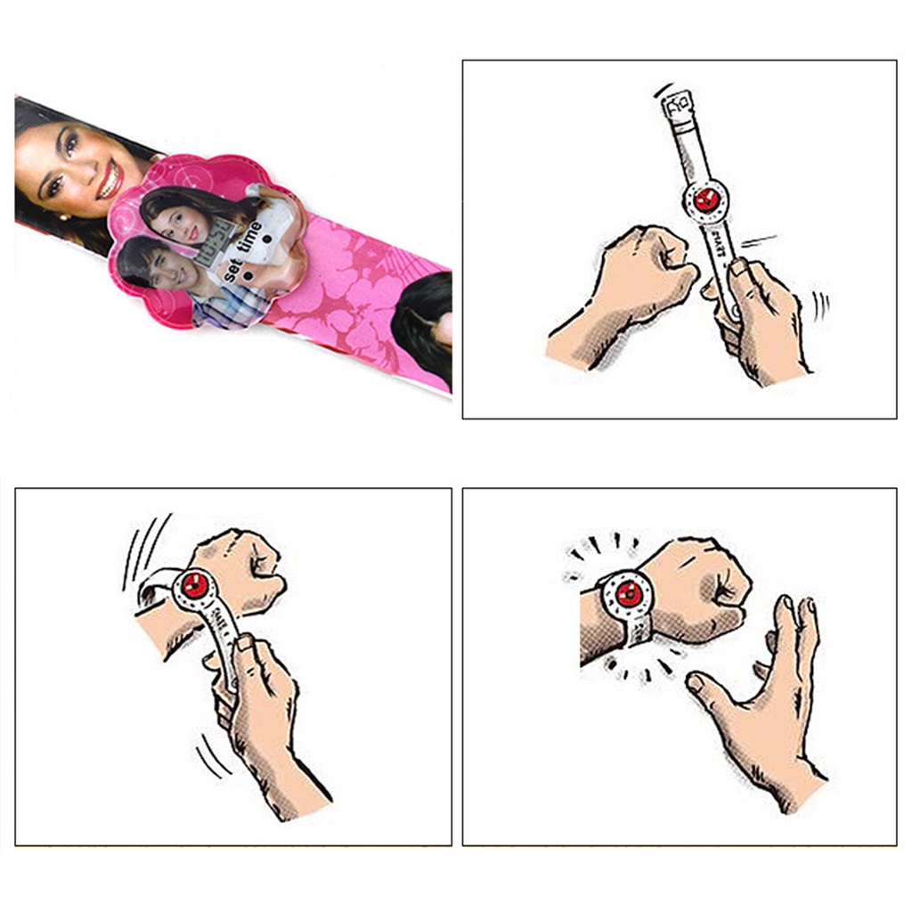 1 Đồng Hồ Điện Tử Hình Hoạt Hình Cho Bé