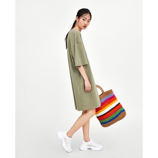 Váy thun slogan Zara