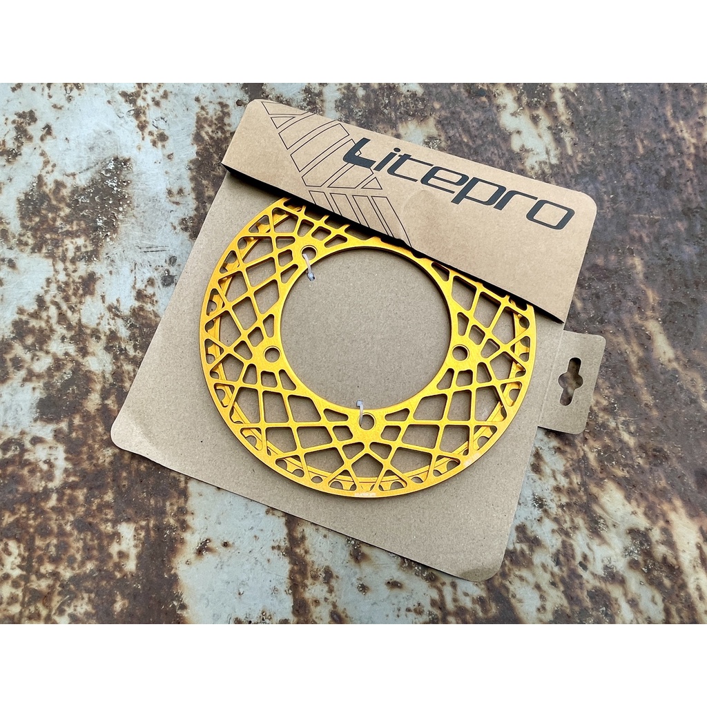 Đĩa xe đạp Litepro vân lưới có chắn xích