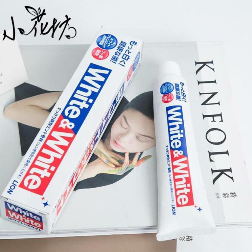 KEM ĐÁNH RĂNG WHITE &amp; WHITE CHÍNH HÃNG làm sạch răng, phòng ngừa sâu răng, giảm viêm nướu