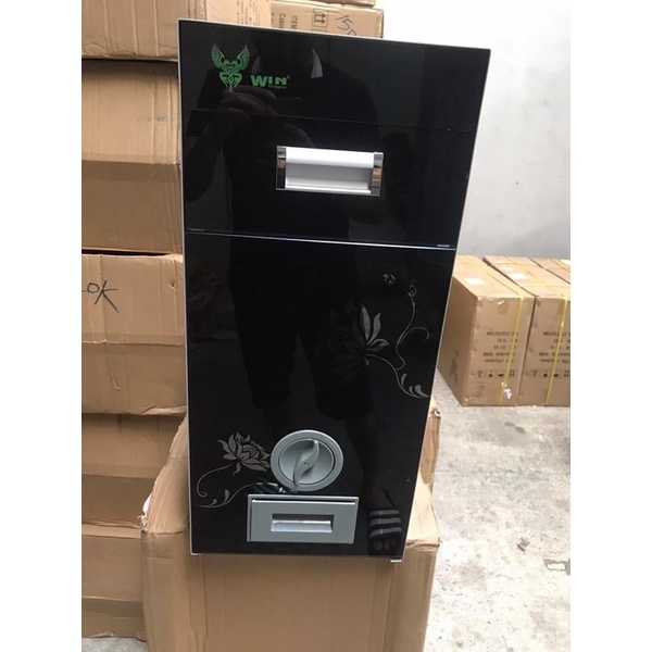 Thùng Gạo Đặt Âm Tủ mặt Gương