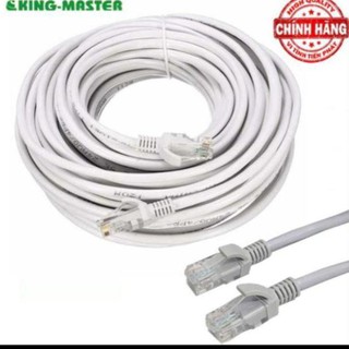Dây cáp mạng LAN Internet bấm sẵn KingMaster dài 15m chuẩn cat 5e