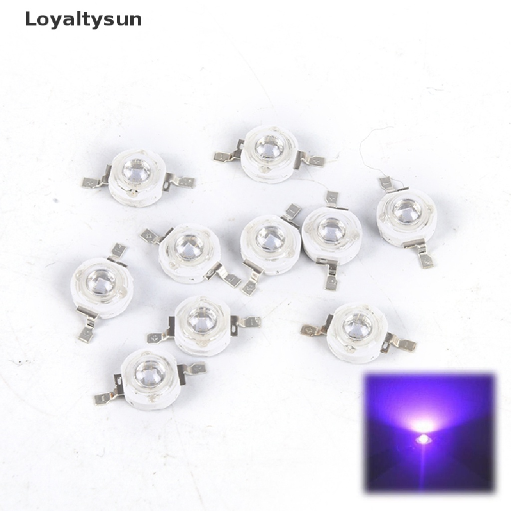 Bộ 10 Đèn LED Tia Cực Tím 3W 395nm