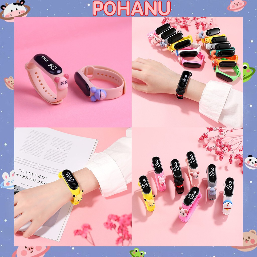 Đồng hồ Pohanu bé trai Led điện tử thông minh DH109