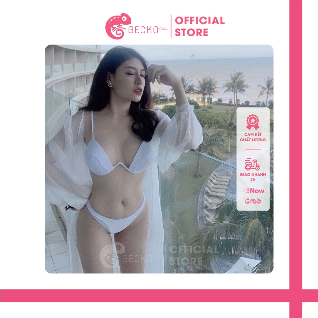 Bikini Đồ Bơi 2 Áo Mảnh Gọng V Nâng Ngực GK0208 (Video, Ảnh Thật, Nhiều Màu)