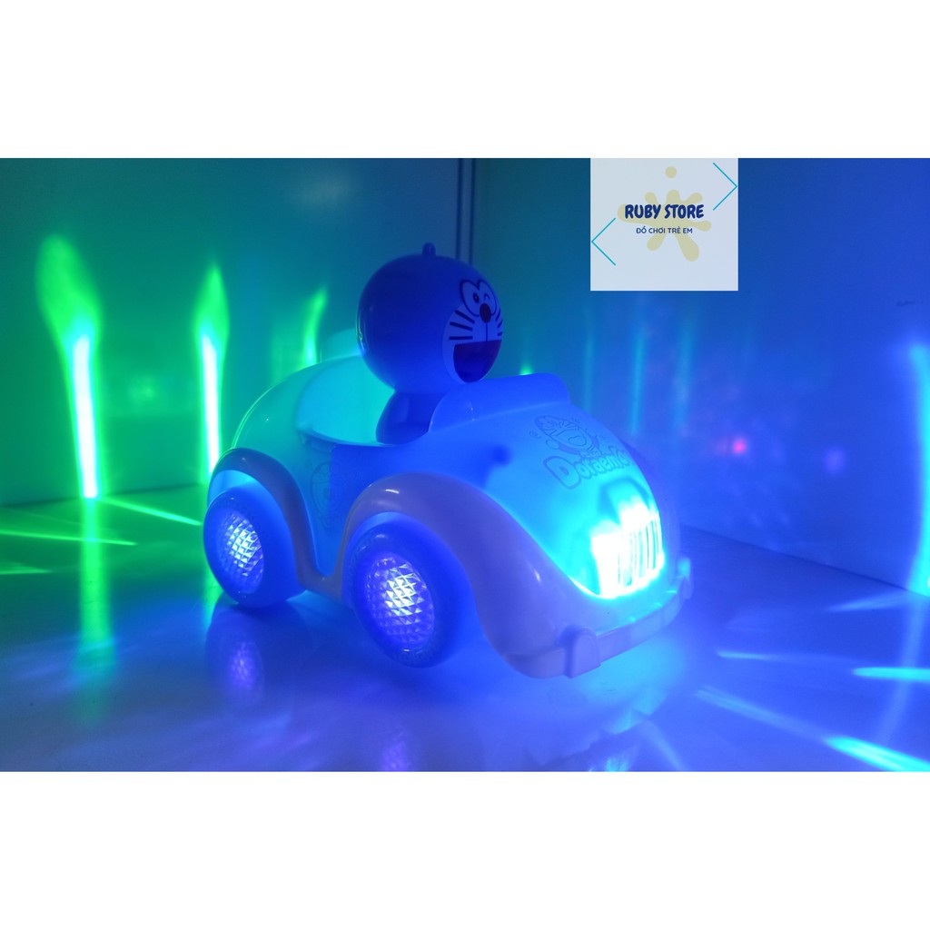 XE Ô TÔ HOẠT HÌNH DORAEMON TỰ CHẠY, CÓ ĐÈN & NHẠC