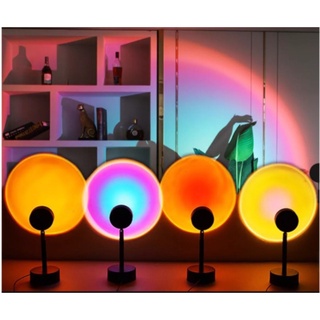 Đèn sunset hoàng hôn 4 màu led rgb