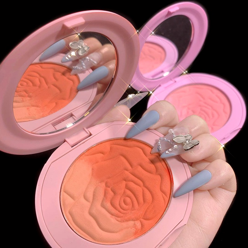 Phấn Má Hồng Màu Sắc Tuyến Tính Trang Điểm Tự Nhiên Lâu Trôi Không Thấm Nước