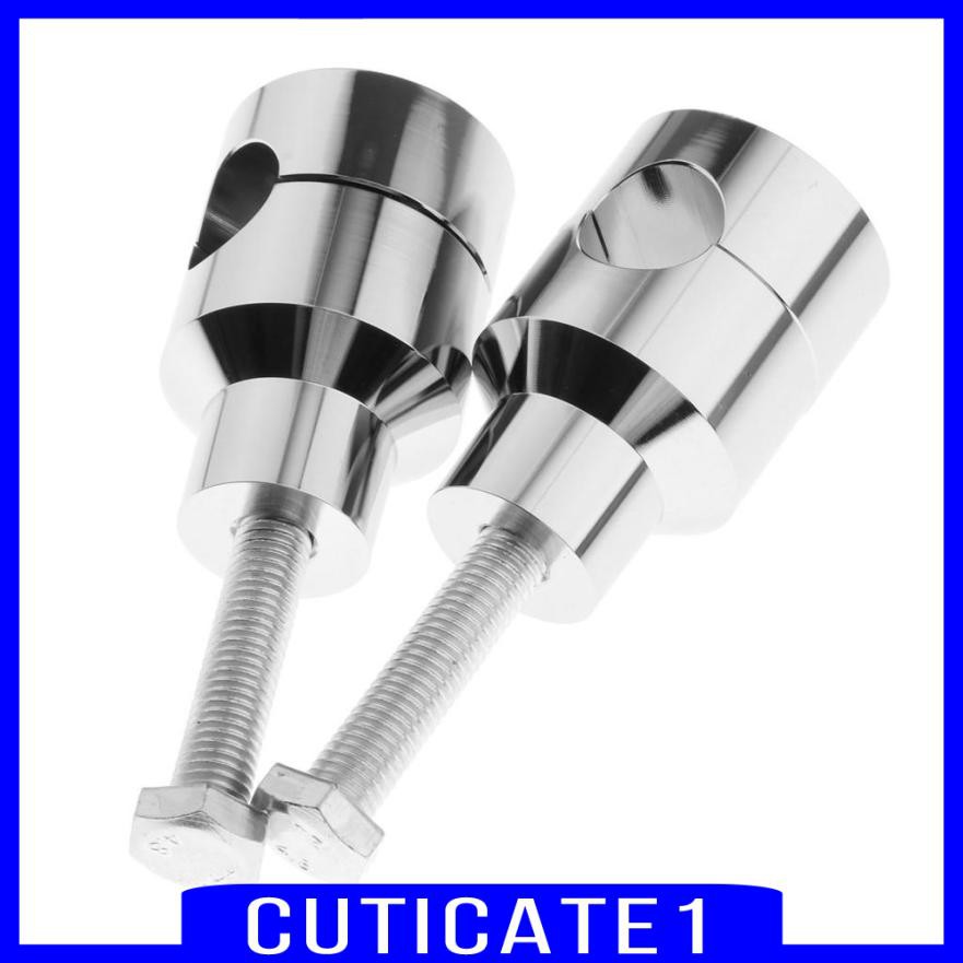 Tay Cầm 25mm Phù Hợp Với Harley Chopper Bobber Với Kẹp Màu Bạc 1 "