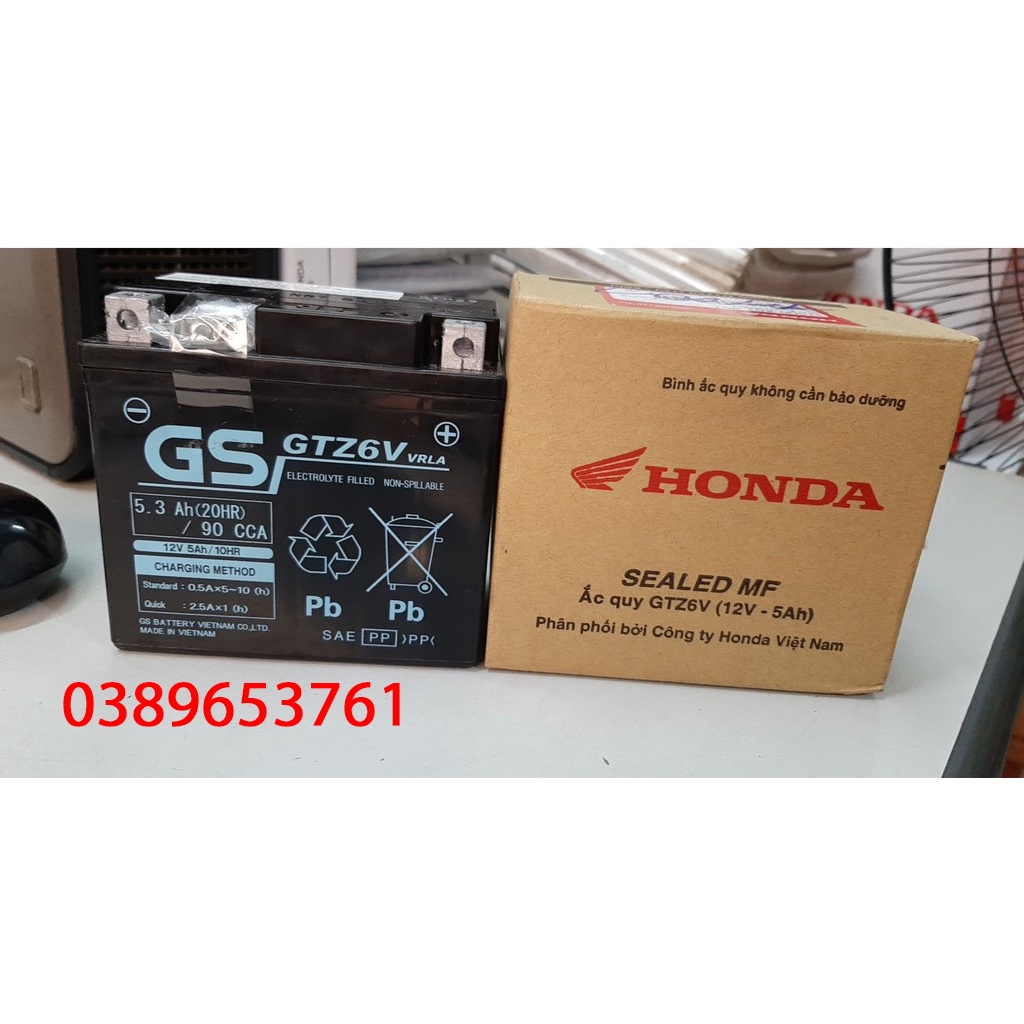 Bình ắc quy xe Winner v1/Winner X/Winner V3/SH/SH mode/Airblade/Lead/PCX chính hãng Honda