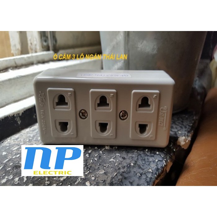 [MADE IN THAILAND] Ổ CẮM 3 LỖ VENA - SIZE S