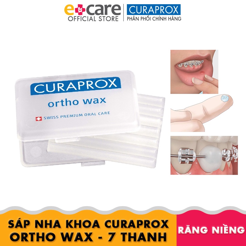 7 thanh sáp chỉnh nha curaprox ortho wax xanh - ảnh sản phẩm 1