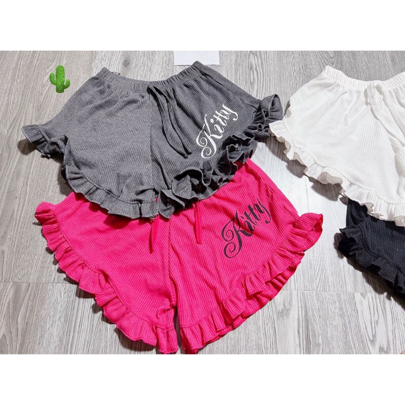 Quần bèo KiTy mùa hè đẹp cho các hot girl diện