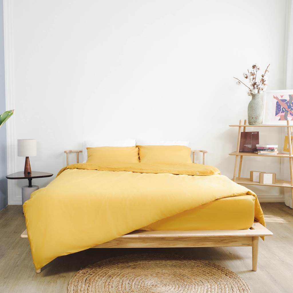 Bộ Ga Giường Ru9 Sateen Cotton Cao Cấp RU9 -1m8x -100% Cotton Tự Nhiên, Mềm Mại, Thấm Hút Mồ Hôi