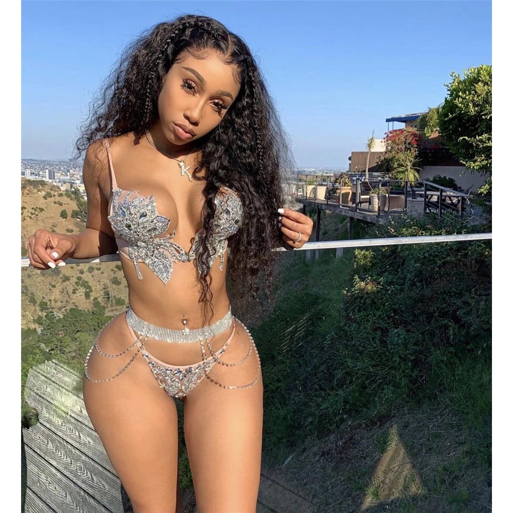 Thắt Lưng Đính Đá Lấp Lánh Thời Trang Dành Cho Nữ