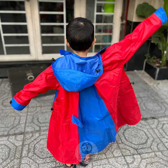 Áo đi mưa Givi thương hiệu Ý mã PUZ20 cho trẻ em đi xe máy