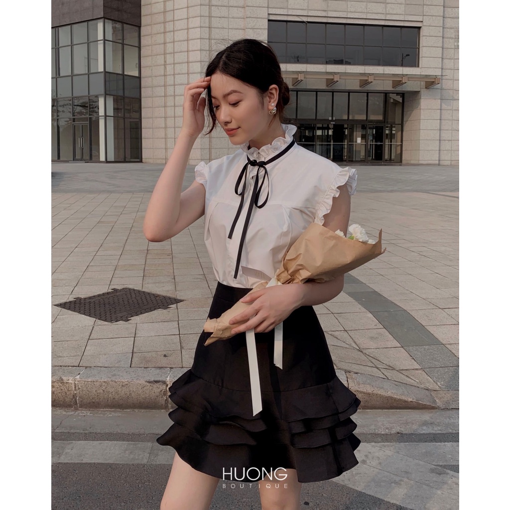 Chân váy mini đuôi cá pha bèo HUONG BOUTIQUE HBZ398
