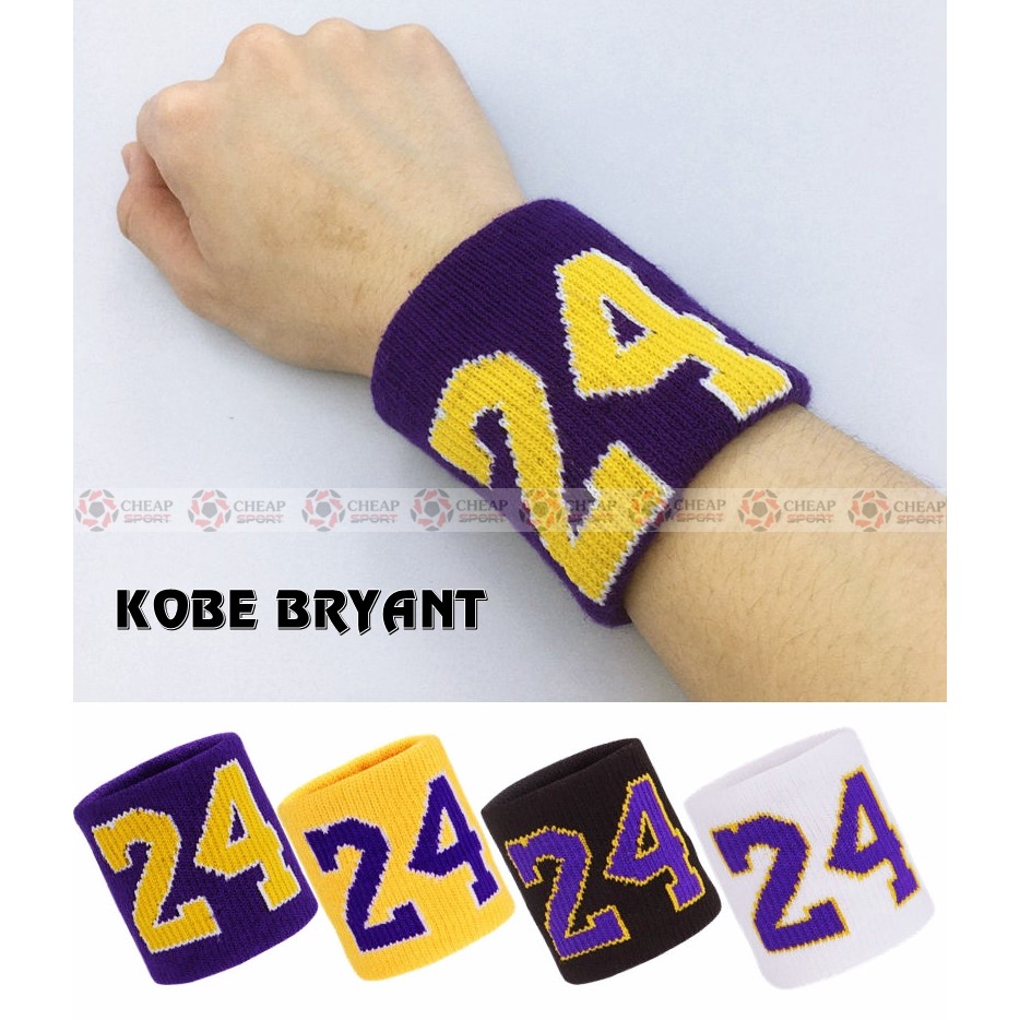 Băng Cổ Tay Bóng Rổ NBA In Số Áo Các Ngôi Sao Bóng Rổ Kobe, Jordan, King James, Curry Bảo Vệ Cổ Tay Thấm Mồ Hôi Hiệu Quả