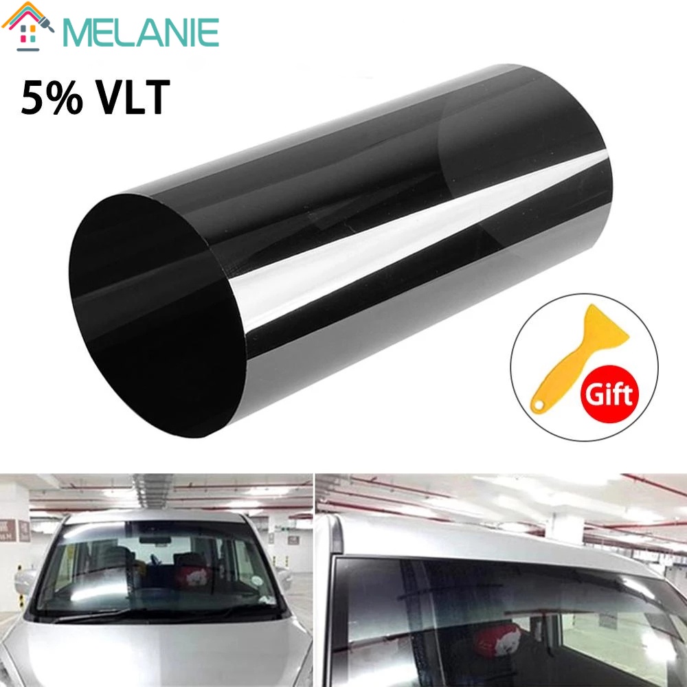 Tấm Phim Dán Cách Nhiệt Chống Nắng 20 * 150Cm 5% VLT Thông Dụng Cho Kính Chắn Gió Xe Hơi